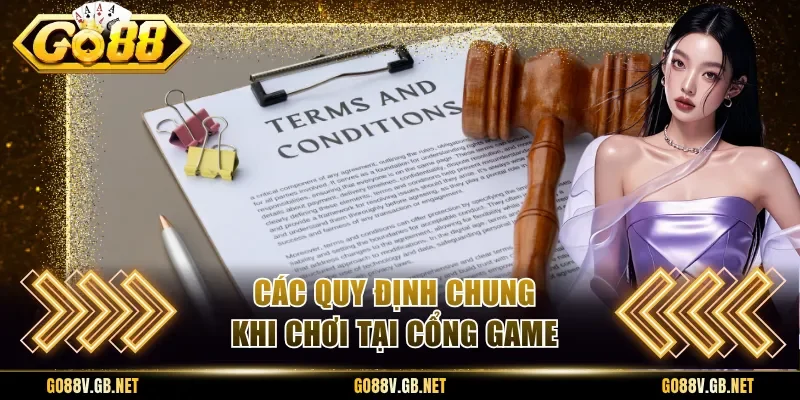 Các quy định chung khi chơi tại cổng game