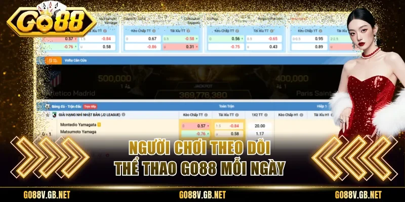 Người chơi theo dõi thể thao Go88 mỗi ngày