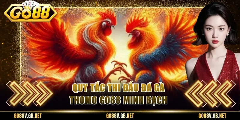 Quy tắc thi đấu đá gà Thomo Go88 minh bạch